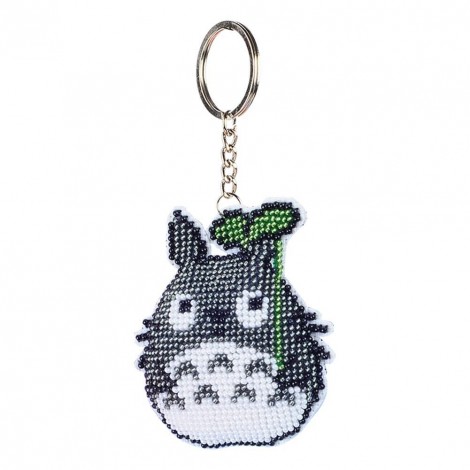 Totoro - Stamped Bead Embroidery