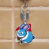 Blue Rabbit - Bead Embroidery - Keychain