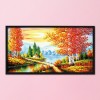 Golden jade - 14CT Stamped Cross Stitch - 131*73cm