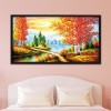 Golden jade - 14CT Stamped Cross Stitch - 131*73cm