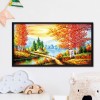 Golden jade - 14CT Stamped Cross Stitch - 131*73cm