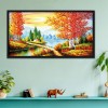 Golden jade - 14CT Stamped Cross Stitch - 131*73cm
