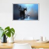 Black Cat - Full Round Diamond - 60x40cm