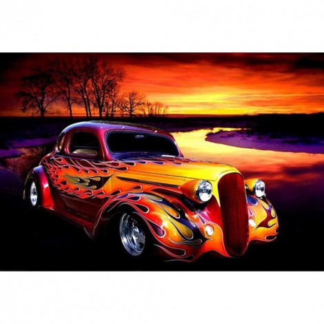 Cartoon Car 5D DIY Full Drill Square Diamond Painting
