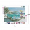 Bus - Full Square Diamond - 40x30cm