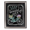 Blackboard - Partial Round Diamond - 25x30cm