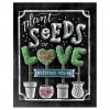 LOVE Blackboard - Full Round Diamond - 25x30cm