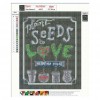 LOVE Blackboard - Full Round Diamond - 25x30cm