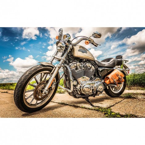 Motorcycle - Full Square Diamond - 40x30cm