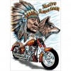 Motorcycle - Full Round Diamond - 30x40cm