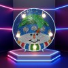DIY Snowman  Special Shaped Diamond  LED Lamp