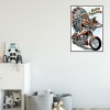 Motorcycle - Full Round Diamond - 30x40cm