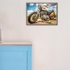 Motorcycle - Full Square Diamond - 40x30cm
