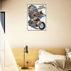 Motorcycle - Full Round Diamond - 30x40cm