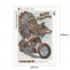 Motorcycle - Full Round Diamond - 30x40cm