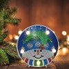 DIY Snowman  Special Shaped Diamond  LED Lamp