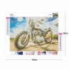 Motorcycle - Full Square Diamond - 40x30cm