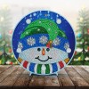 DIY Snowman  Special Shaped Diamond  LED Lamp