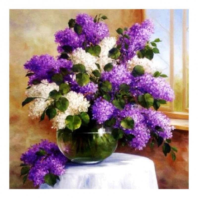 Flowers 5D DIY Diamo...