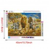 Animals  - Full Round Diamond - 40x30cm