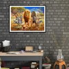 Animals  - Full Round Diamond - 40x30cm