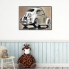Car - Full Round Diamond - 30x40cm