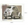 Car - Full Round Diamond - 30x40cm