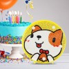 DIY LED Diamond Painting Full Drill Coon Animal Home  Night Lamp