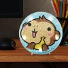 DIY LED Diamond Painting Full Drill Coon Animal Home  Night Lamp