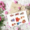 DIY Full Drill Round Cartoon Circus Troup Diamond Painting Puzzle Stickers