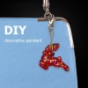 8pcs DIY Cartoon Full Drill Special Shaped Diamond Fashion Keychain