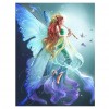 Butterfly Girl - Partial Round Diamond - 30x40cm