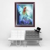 Butterfly Girl - Partial Round Diamond - 30x40cm