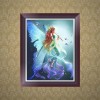 Butterfly Girl - Partial Round Diamond - 30x40cm