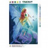 Butterfly Girl - Partial Round Diamond - 30x40cm
