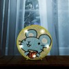 DIY LED Diamond Painting Full Drill Coon Animal Home  Night Lamp