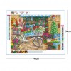 Bike - Full Round Diamond - 30x40cm
