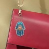 6pcs Cartoon Gloves Hat Shoes DIY Special Shaped Diamond Keychain