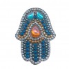 6pcs Cartoon Gloves Hat Shoes DIY Special Shaped Diamond Keychain