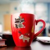 Xmas Elk Owl Animal  DIY Round Drill Diamond Sticker
