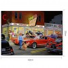Parking Lot  - Full Round Diamond - 40x30cm