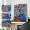 Peafowl - Special Shaped Diamond - 30x40cm