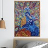 Peafowl - Special Shaped Diamond - 30x40cm