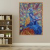 Peafowl - Special Shaped Diamond - 30x40cm