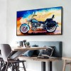 Motorcycle  - Full Round Diamond - 85x45cm