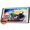 Motorcycle  - Full Round Diamond - 85x45cm