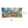 Motorcycle  - Full Round Diamond - 85x45cm
