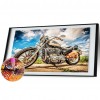 Motorcycle  - Full Round Diamond - 85x45cm