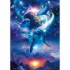 Starry Sky Dolphin - Full Diamond Painting - 40x30cm
