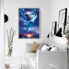 Starry Sky Dolphin - Full Diamond Painting - 40x30cm
